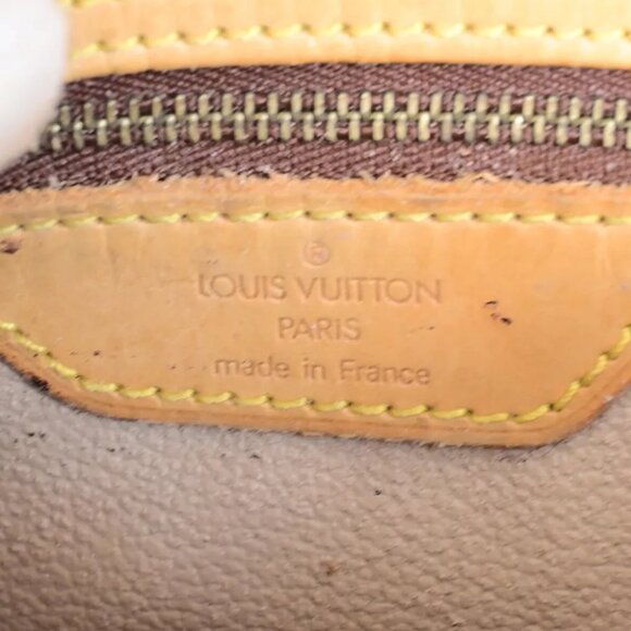 LOUIS VUITTON BUCKET PM Shoulder Tote Bag Monogram Leather Brown M42238 31FA771 - Picture 9 of 13